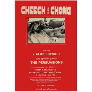 Cheech and Chong 1971 Concert Poster 13"x19"